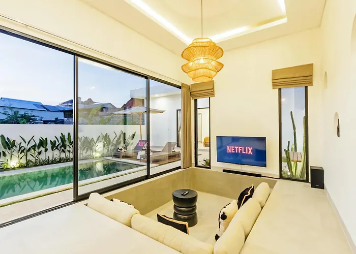 Celestial Brand New Enchanting 2 Bedroom With Aircon Living ヴィラ *